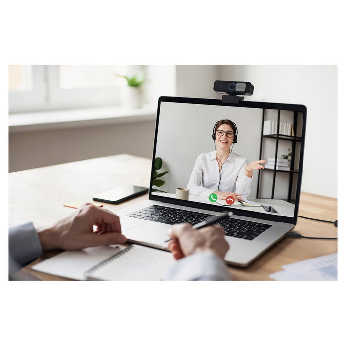 Kensington W2050 Pro Webcam 1080p Full HD con Autoenfoque, Negro