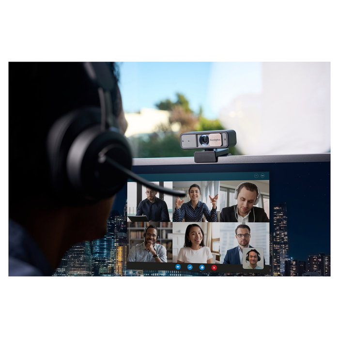 Kensington W2050 Pro Webcam 1080p Full HD con Autoenfoque, Negro