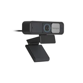 Kensington W2050 Webcam Pro 1080p Full HD Auto Enfoque, 93° Campo Visión, Micrófonos Estéreo, USB, Compatible Teams/Zoom, Tapa Privacidad, Negro/Gris