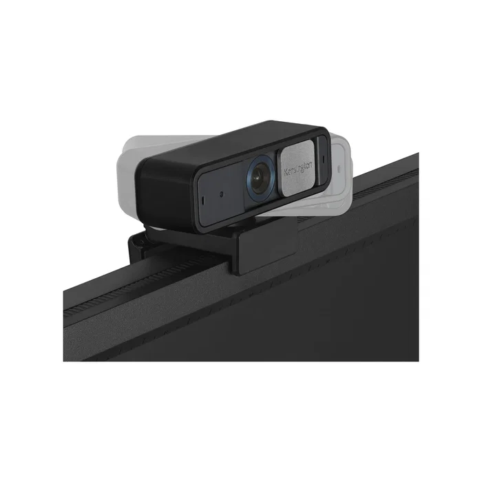 Kensington W2050 Webcam Pro 1080p Full HD Auto Enfoque, 93° Campo Visión, Micrófonos Estéreo, USB, Compatible Teams/Zoom, Tapa Privacidad, Negro/Gris