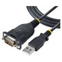 StarTech.com Cable USB a Serie de 1m, Conversor DB9 Macho RS232 a USB Prolific