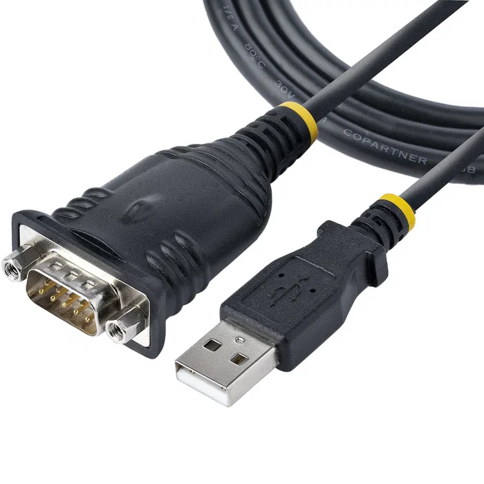 StarTech.com Cable Adaptador USB a Serie RS-232 DB9 1P3FP-USB-SERIAL, 0.91 m, Prolific PL2303, Compatible con Windows, Mac, Linux