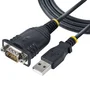 StarTech.com Cable Adaptador USB a Serie RS-232 DB9 1P3FP-USB-SERIAL, 0.91 m, Prolific PL2303, Compatible con Windows, Mac, Linux