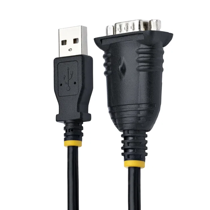 StarTech.com Cable Adaptador USB a Serie RS-232 DB9 1P3FP-USB-SERIAL, 0.91 m, Prolific PL2303, Compatible con Windows, Mac, Linux