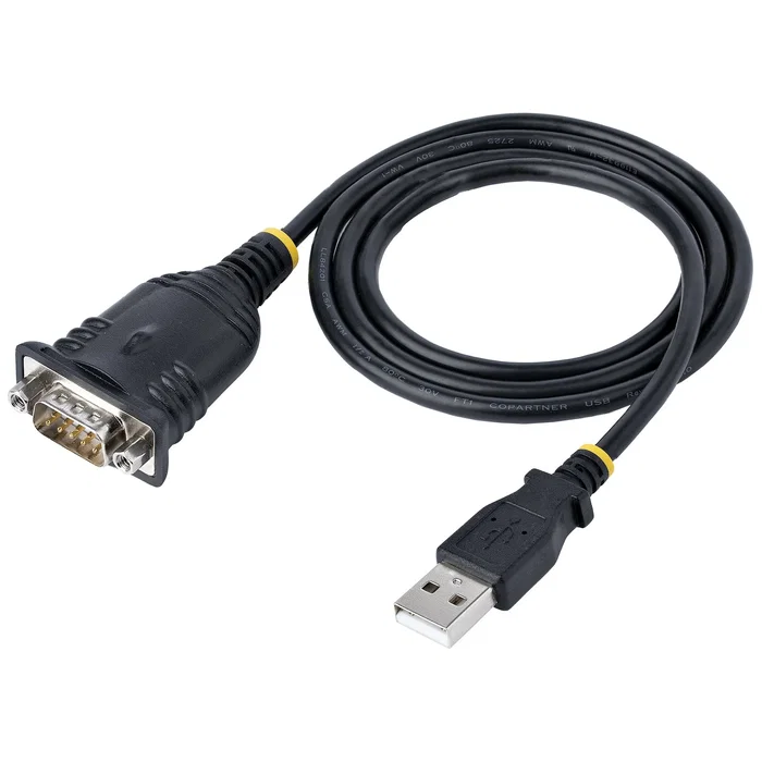 StarTech.com Cable Adaptador USB a Serie RS-232 DB9 1P3FP-USB-SERIAL, 0.91 m, Prolific PL2303, Compatible con Windows, Mac, Linux