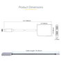 StarTech.com Adaptador USB-C a HDMI Doble MST Hub 4K 60Hz Gris