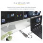 StarTech.com Adaptador USB-C a HDMI Doble MST Hub 4K 60Hz Gris
