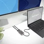 StarTech.com Adaptador Hub MST USB-C a 2 Puertos HDMI 4K 60Hz MST14CD122HD, Negro y Gris