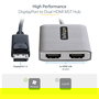 StarTech Hub Divisor MST DisplayPort a Dual HDMI 4K@60Hz DP 1.4 DSC HBR3 Adaptador Multimonitor Hub Concentrador