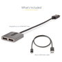 StarTech MST14DP122HD Hub MST DisplayPort a Dual HDMI 4K 60Hz