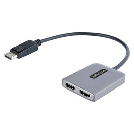 StarTech Hub Divisor MST DisplayPort a Dual HDMI 4K@60Hz DP 1.4 DSC HBR3 Adaptador Multimonitor Hub Concentrador