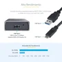 StarTech Caja Externa SSD M.2 USB-C 10Gbps - Compatible con NVMe y SATA - Instalación sin Herramientas - Incluye Cables USB-C y USB-A - Aluminio - M2-USB-C-NVME-SATA