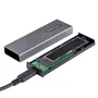 StarTech Caja Externa SSD M.2 USB-C 10Gbps - Compatible con NVMe y SATA - Instalación sin Herramientas - Incluye Cables USB-C y USB-A - Aluminio - M2-USB-C-NVME-SATA