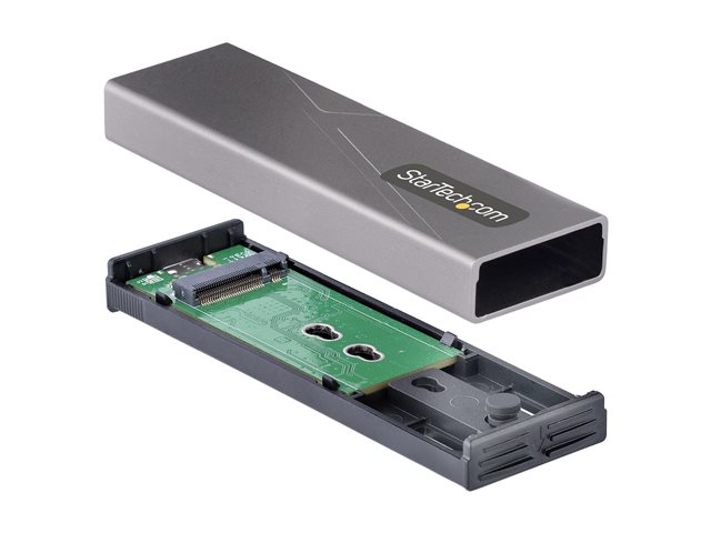 Startech Carcasa Externa M.2 NVMe/SATA SSD USB-C 10Gbps, Aluminio, Instalación Sin Herramientas, Enclosure M.2 PCIe/SATA NGFF Portátil