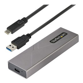 Startech Carcasa Externa M.2 NVMe/SATA SSD USB-C 10Gbps, Aluminio, Instalación Sin Herramientas, Enclosure M.2 PCIe/SATA NGFF Portátil