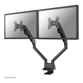Newstar FPMA-D750DBLACK2 Brazo de monitor con gas para pantallas planas 10-32" (81 cm), 8 kg, 180° giro, montaje pinza/atornillado, VESA 100x100/75x75 mm, negro