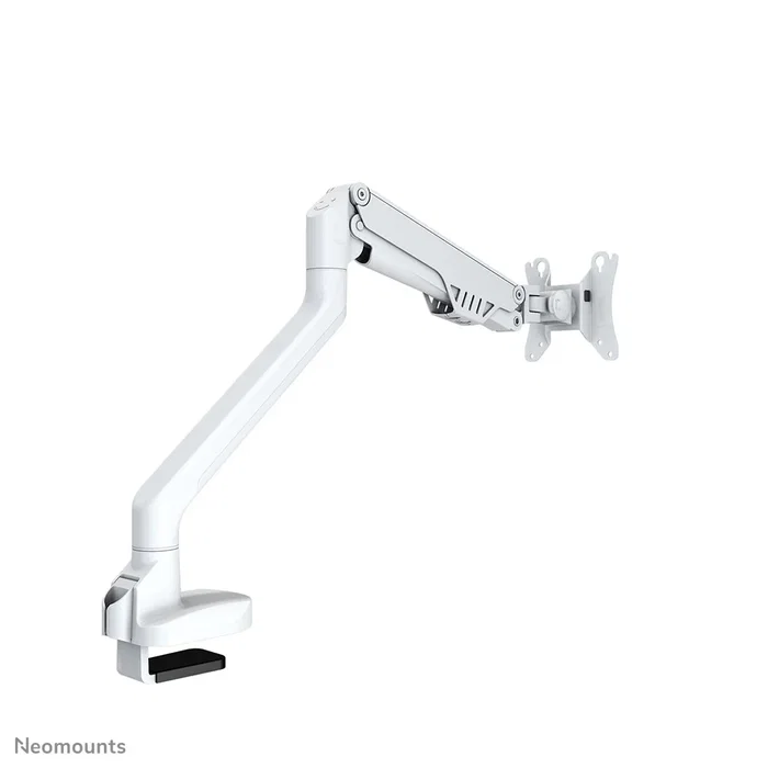 Neomounts FPMA-D750WHITE2 Soporte Brazo Monitor Ajustable para Escritorio, Resorte de Gas, 10 a 32 Pulgadas, 8 kg, VESA 75x75/100x100 mm, Giratorio e Inclinable, Color Blanco