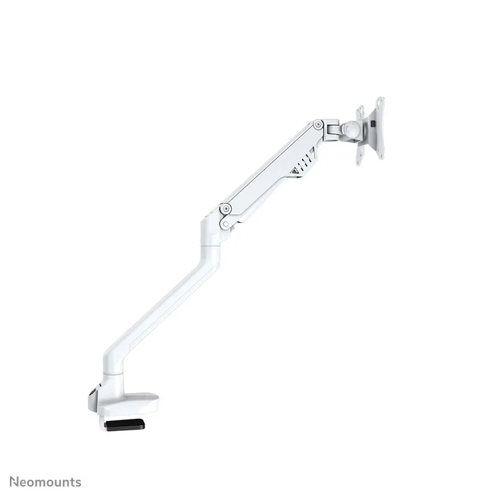 Neomounts FPMA-D750WHITE2 Soporte Brazo Monitor Ajustable para Escritorio, Resorte de Gas, 10 a 32 Pulgadas, 8 kg, VESA 75x75/100x100 mm, Giratorio e Inclinable, Color Blanco