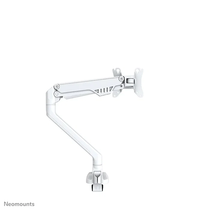 Neomounts FPMA-D750WHITE2 Soporte Brazo Monitor Ajustable para Escritorio, Resorte de Gas, 10 a 32 Pulgadas, 8 kg, VESA 75x75/100x100 mm, Giratorio e Inclinable, Color Blanco