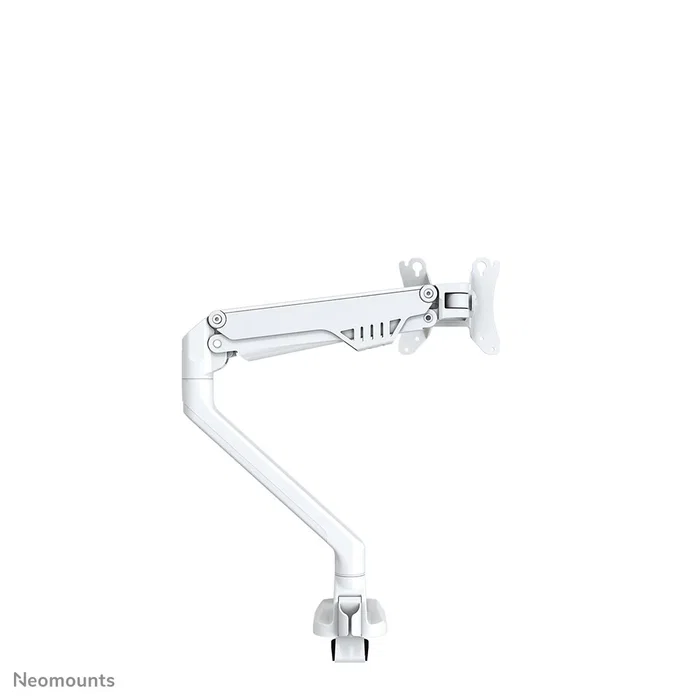Neomounts FPMA-D750WHITE2 Soporte Brazo Monitor Ajustable para Escritorio, Resorte de Gas, 10 a 32 Pulgadas, 8 kg, VESA 75x75/100x100 mm, Giratorio e Inclinable, Color Blanco