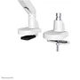 Neomounts FPMA-D750WHITE2 Soporte Brazo Monitor Ajustable para Escritorio, Resorte de Gas, 10 a 32 Pulgadas, 8 kg, VESA 75x75/100x100 mm, Giratorio e Inclinable, Color Blanco