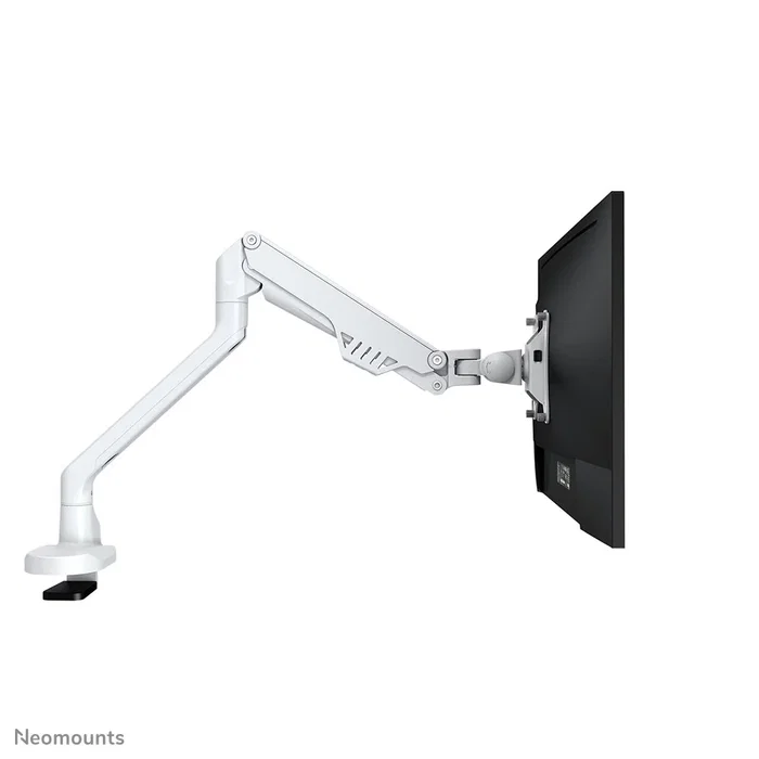 Neomounts FPMA-D750WHITE2 Soporte Brazo Monitor Ajustable para Escritorio, Resorte de Gas, 10 a 32 Pulgadas, 8 kg, VESA 75x75/100x100 mm, Giratorio e Inclinable, Color Blanco