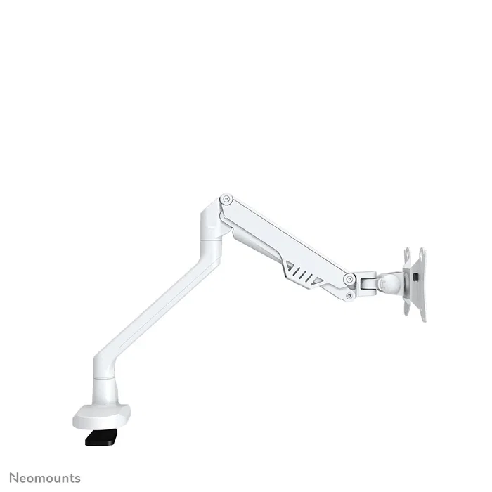 Neomounts FPMA-D750WHITE2 Soporte Brazo Monitor Ajustable para Escritorio, Resorte de Gas, 10 a 32 Pulgadas, 8 kg, VESA 75x75/100x100 mm, Giratorio e Inclinable, Color Blanco
