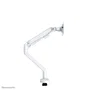Neomounts FPMA-D750WHITE2 Soporte Brazo Monitor Ajustable para Escritorio, Resorte de Gas, 10 a 32 Pulgadas, 8 kg, VESA 75x75/100x100 mm, Giratorio e Inclinable, Color Blanco