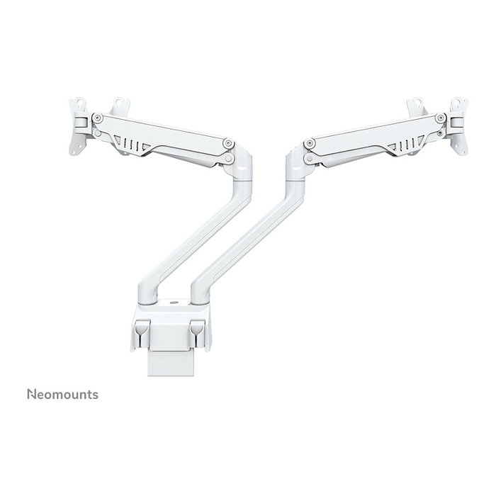 Neomounts FPMA-D750DWHITE2 Brazo de monitor doble giratorio y pivotante para 2 pantallas de 10 a 32 pulgadas, hasta 8 kg cada una, con resorte de gas y soporte Topfix, blanco Neomounts FPMA-D750DWHITE2 Brazo de monitor doble giratorio y pivotante para 2 pantallas de 10 a 32 pulgadas, hasta 8 kg cada una, con resorte de gas y soporte Topfix, blanco