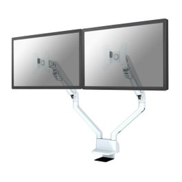 Neomounts FPMA-D750DWHITE2 Brazo de Monitor Doble Blanco