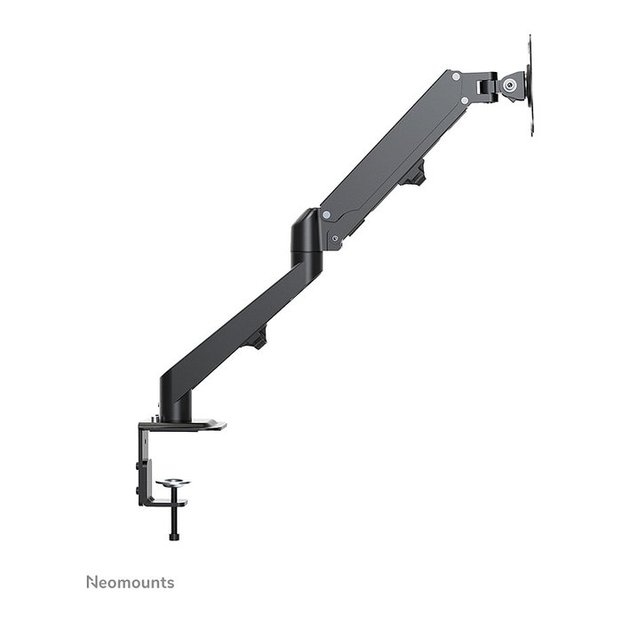 Newstar DS70-700BL1 Brazo de Monitor de Resorte de Gas Neomounts para Pantallas de 17 a 27 Pulgadas, 7 kg, VESA 100x100 mm, Negro - Soporte de Escritorio Full Motion