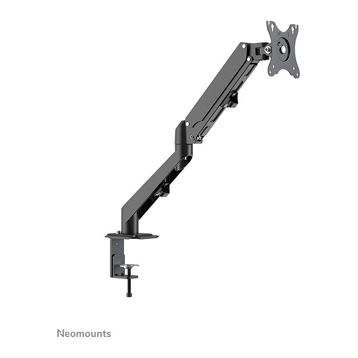 Newstar DS70-700BL1 Brazo de Monitor de Resorte de Gas Neomounts para Pantallas de 17 a 27 Pulgadas, 7 kg, VESA 100x100 mm, Negro - Soporte de Escritorio Full Motion