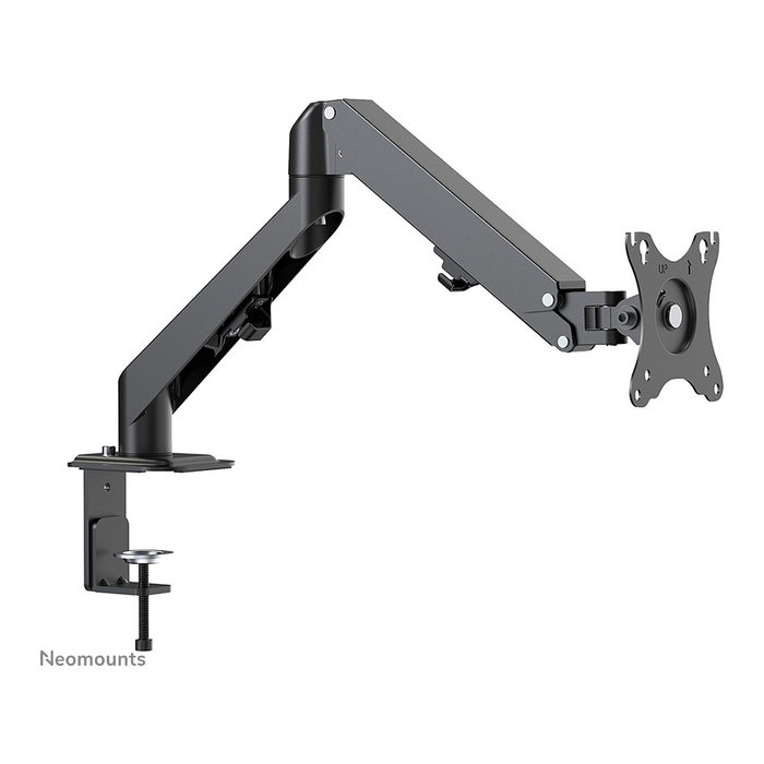 Newstar DS70-700BL1 Brazo de Monitor de Resorte de Gas Neomounts para Pantallas de 17 a 27 Pulgadas, 7 kg, VESA 100x100 mm, Negro - Soporte de Escritorio Full Motion