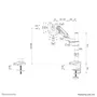 Neomounts DS70-750BL1 Soporte de Monitor de Movimiento Completo para 17-27 pulg.