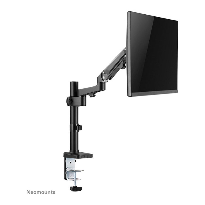 Neomounts Brazo de Monitor DS70-750BL1 Full-Motion para Pantallas de 17-27 Pulgadas, 7kg, Resorte de Gas, Pinza/Atornillado, Negro