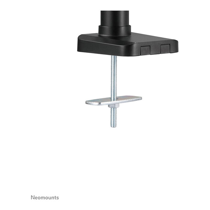 Neomounts DS70-750BL2 Brazo de Monitor de Resorte de Gas para Pantallas de 17 a 27 Pulgadas, Soporte de Escritorio con Pinza, Ajuste de Altura y Profundidad, Negro, Hasta 7 kg