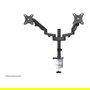 Neomounts DS70-750BL2 Soporte de Escritorio para Monitor de 17-27 Pulgadas con Resorte de Gas y Pinza/Atornillado, Negro