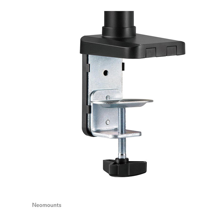 Neomounts DS70-750BL2 Brazo de Monitor de Resorte de Gas para Pantallas de 17 a 27 Pulgadas, Soporte de Escritorio con Pinza, Ajuste de Altura y Profundidad, Negro, Hasta 7 kg