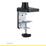 Neomounts DS70-750BL2 Soporte de Escritorio para Monitor de 17-27 Pulgadas con Resorte de Gas y Pinza/Atornillado, Negro