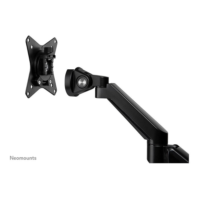 Newstar Neomounts DS70-810BL1 Brazo de Monitor Full-Motion de Resorte de Gas para Pantallas de 17 a 32 Pulgadas, Soporte Hasta 9 kg, Negro