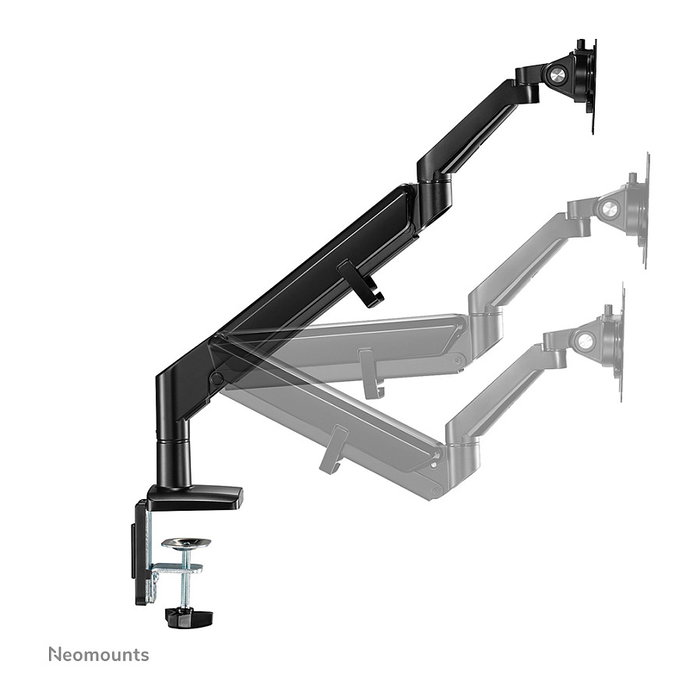 Newstar Neomounts DS70-810BL1 Brazo de Monitor Full-Motion de Resorte de Gas para Pantallas de 17 a 32 Pulgadas, Soporte Hasta 9 kg, Negro