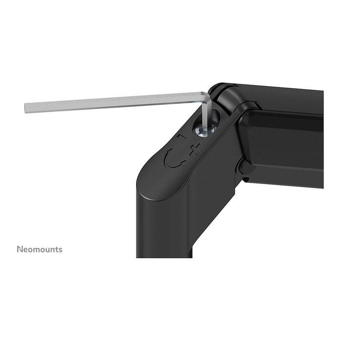 Newstar Neomounts DS70-810BL1 Brazo de Monitor Full-Motion de Resorte de Gas para Pantallas de 17 a 32 Pulgadas, Soporte Hasta 9 kg, Negro