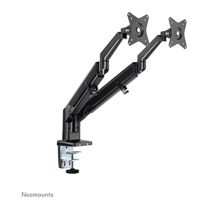 Newstar Neomounts DS70-810BL2 Brazo de monitor con resorte de gas para pantallas de 17 a 32 pulgadas, montaje en escritorio, 9 kg de capacidad, ajustable, negro