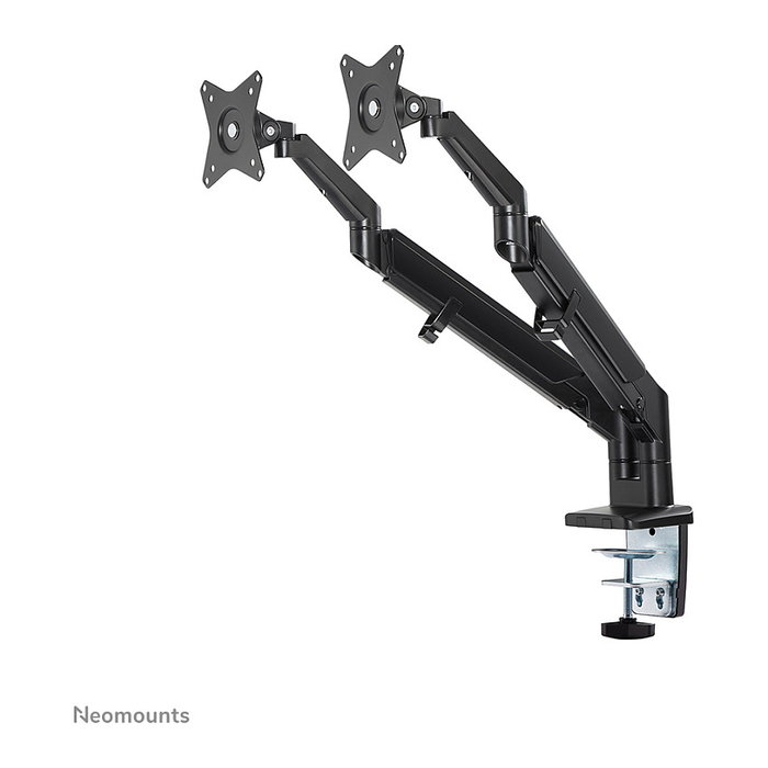 Newstar Neomounts DS70-810BL2 Brazo de monitor con resorte de gas para pantallas de 17 a 32 pulgadas, montaje en escritorio, 9 kg de capacidad, ajustable, negro