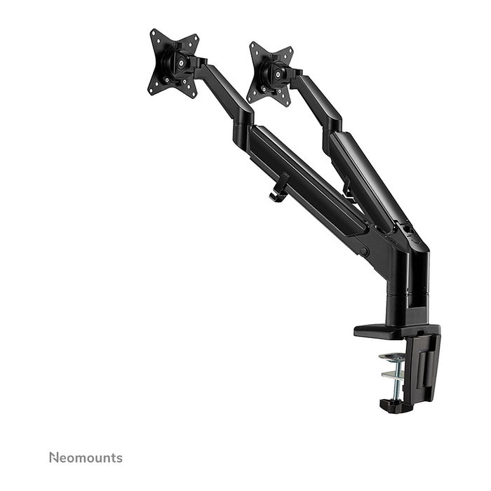 Newstar Neomounts DS70-810BL2 Brazo de monitor con resorte de gas para pantallas de 17 a 32 pulgadas, montaje en escritorio, 9 kg de capacidad, ajustable, negro