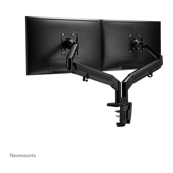 Newstar Neomounts DS70-810BL2 Brazo de monitor con resorte de gas para pantallas de 17 a 32 pulgadas, montaje en escritorio, 9 kg de capacidad, ajustable, negro