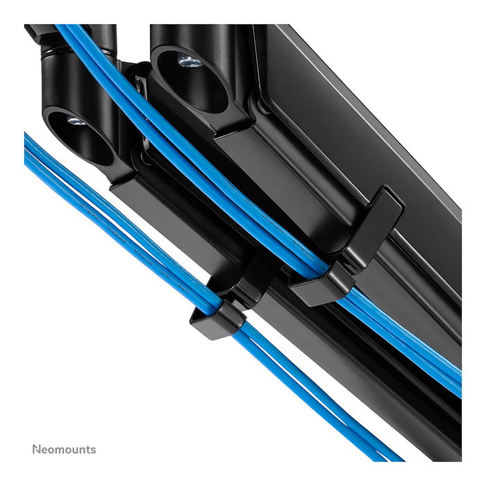 Newstar Neomounts DS70-810BL2 Brazo de monitor con resorte de gas para pantallas de 17 a 32 pulgadas, montaje en escritorio, 9 kg de capacidad, ajustable, negro
