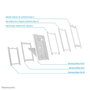 Neomounts TIS Soporte para Tabletas 9.7-11 Pulgadas Giratorio Blanco