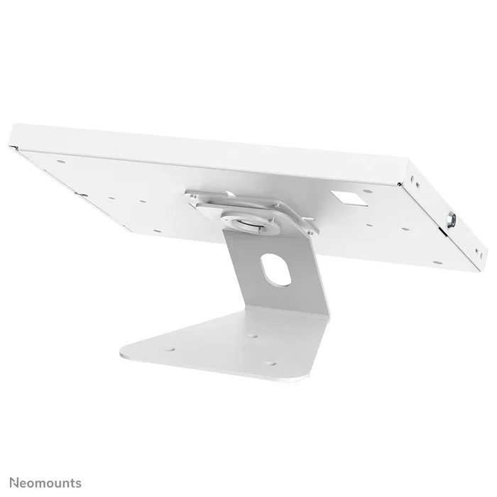Neomounts DS15-630WH1 Soporte para Tablet Giratorio, Compatible con iPad 9.7"-11" y Samsung Galaxy Tab, de Mesa o Pared con Bloqueo Antirrobo, Color Blanco