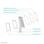 Neomounts Soporte para Tablet DS15-640WH1 Blanco 9.7-11 pulgadas